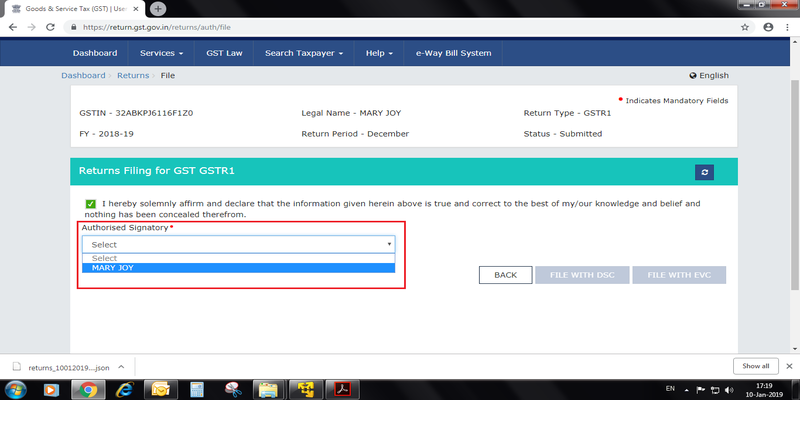 Authorised Signatory