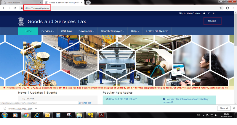 Open GST Site