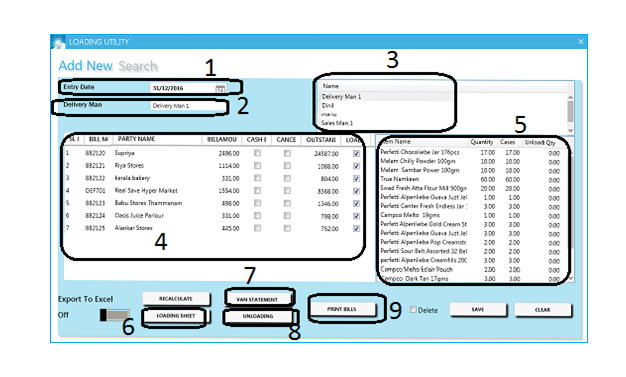 GST billing software-software utility loading window